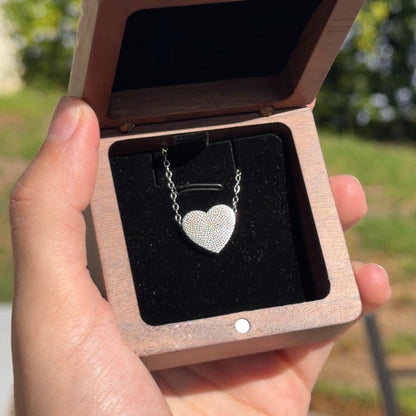 Custom Dog Nose Heart Necklace