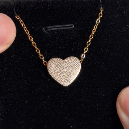 Custom Dog Nose Heart Necklace