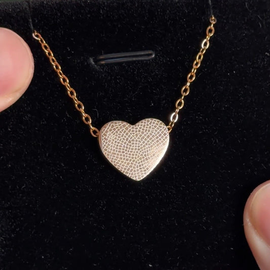 Custom Dog Nose Heart Necklace